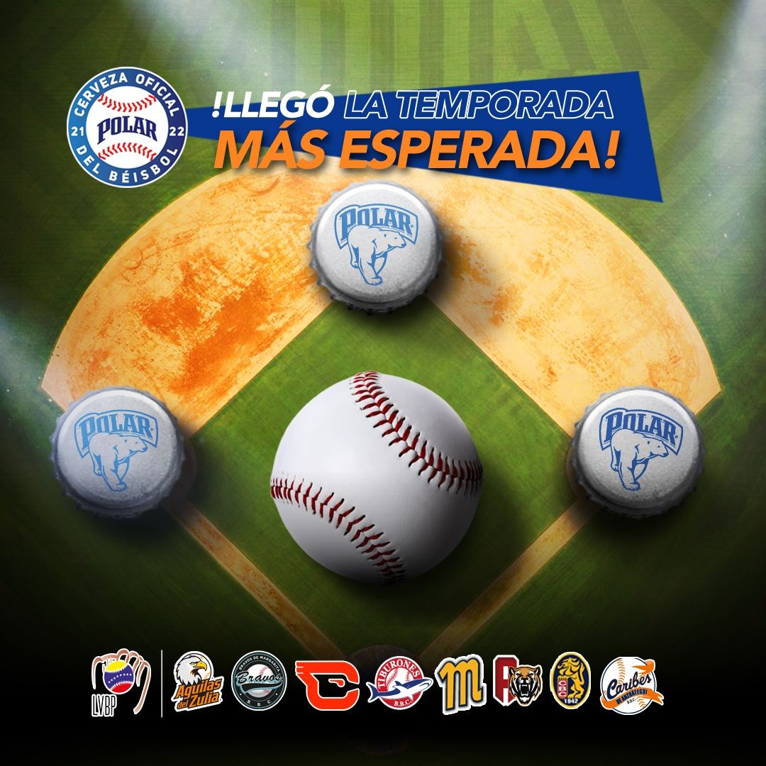 Cerveza Polar en el campeonato de baseball 